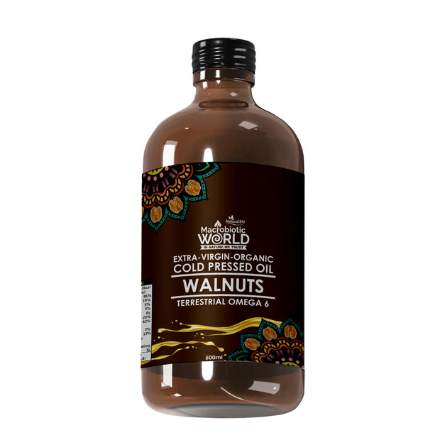 Organic/Bio Extra Virgin Cold Pressed Walnut Oil | น้ำมันวอลนัท สกัดเย็น