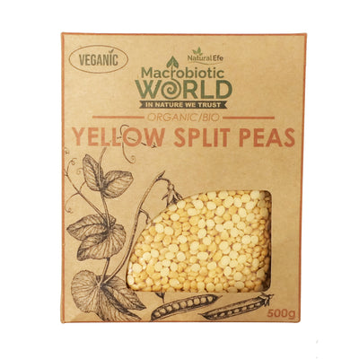 Organic-Bio Yellow Split Peas ถั่วลันเตาเหลือง ผ่าซีก
