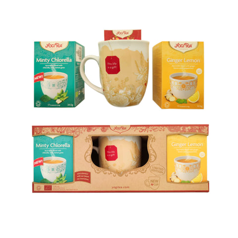 Yogi Tea Organic - Box Set - Yogi Tea 2 Boxes with Cup