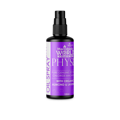PHYSIS Magnesium Oil Spray - Organic Almond & Lavender 120ml
