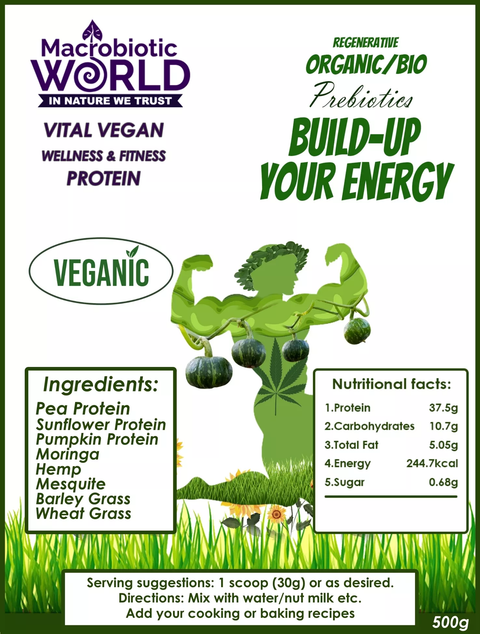 Vital Vegan Protein | Build-up Your Energy