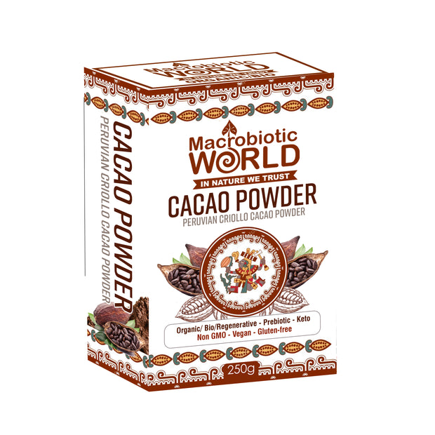 Organic-Bio Raw Cacao Powder | Peruvian Criollo ผงคาเคาดิบ 250g