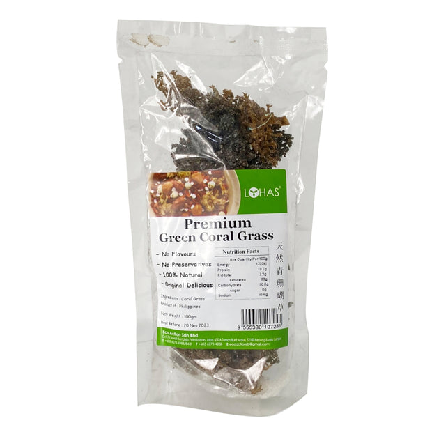 Organic/BIO | LOHAS | Premium Green Coral Grass 100g