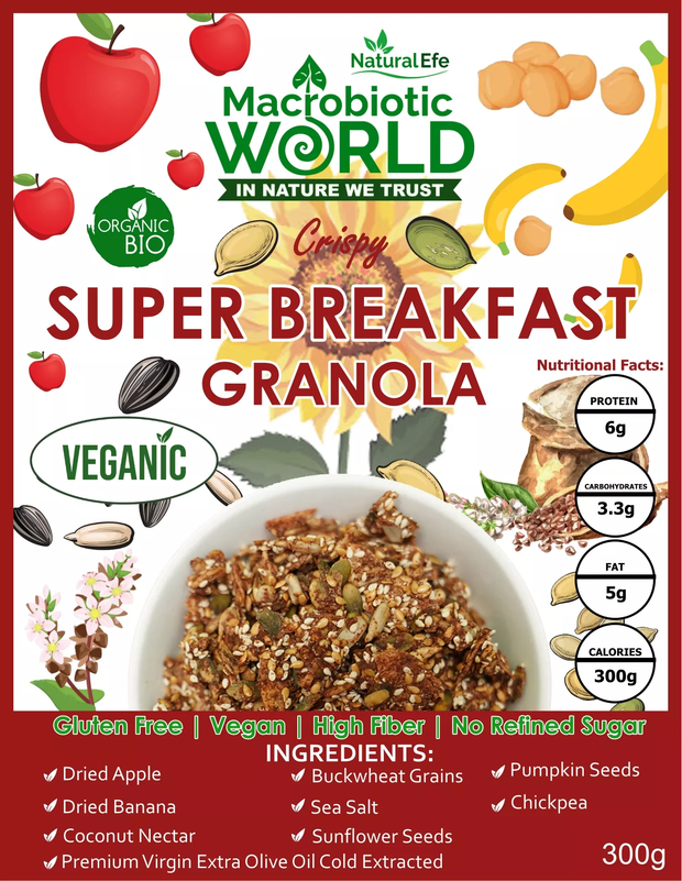 Organic-Bio Crispy Super Breakfast Granola 300g