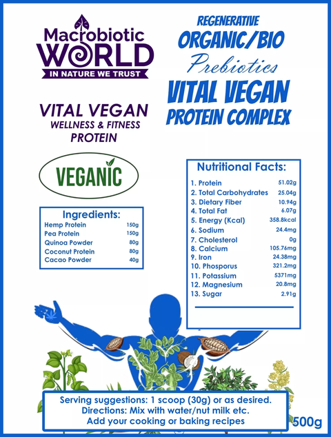 Organic / Bio Vital Vegan Protein Complex 500g