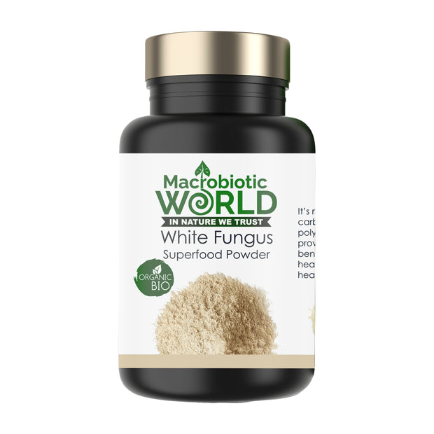 Organic-Bio White Fungus Powder | ผงเห็ดหูหนูขาว 100g